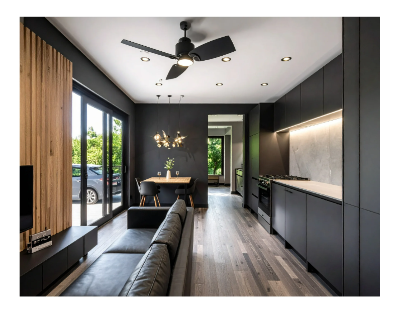 Prefab1® Modern ADU 420 sq. ft. Luxury Tiny Home 1-Bed, 1-Bath Modular Backyard House Energy-Efficient and Stylish