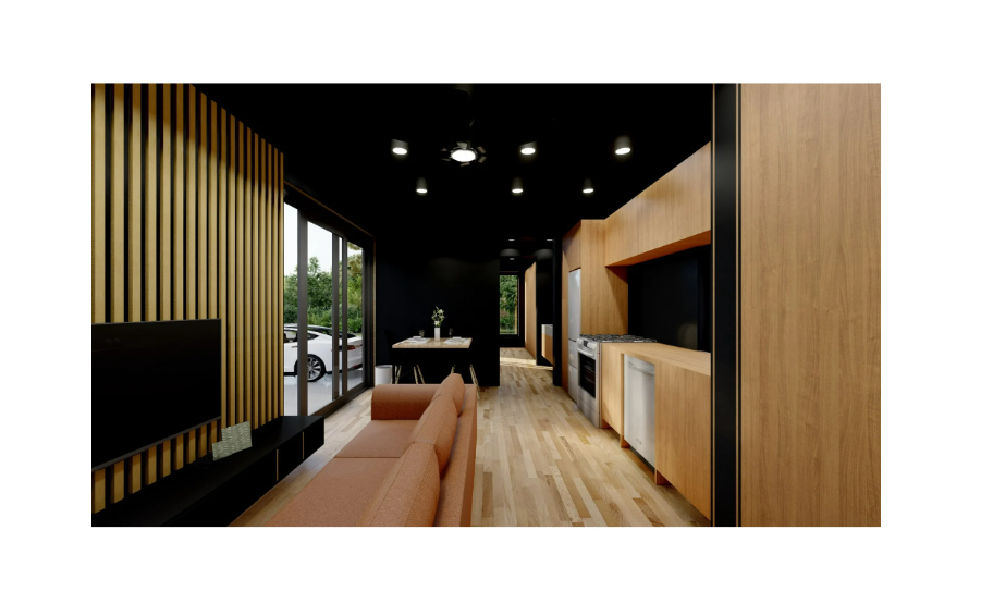 Prefab1® ADU, Prefab Home, Prefab House – Modern 800 Sq. Ft. Two-Story 2 Bedrooms