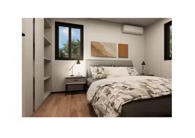 Prefab1® ADU-360 sq. ft. Luxury 2-Bed, 1-Bath Modular Home-Backyard House, Guest Suite