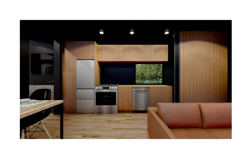 Prefab1® ADU, Prefab Home, Prefab House – Modern 800 Sq. Ft. Two-Story 2 Bedrooms