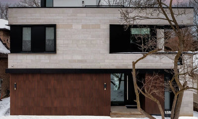 18 × 7 Custom Modern Invisible Garage Door