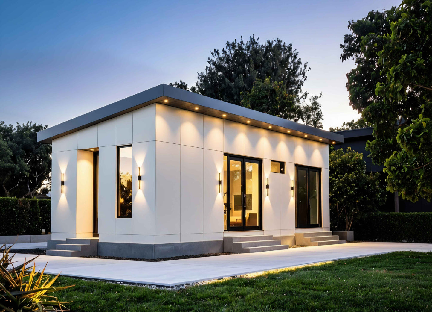 Prefab1® Modern ADU 490 sq. ft. Luxury Tiny Home 1-Bed, 1-Bath Modular Backyard House Energy-Efficient and Stylish