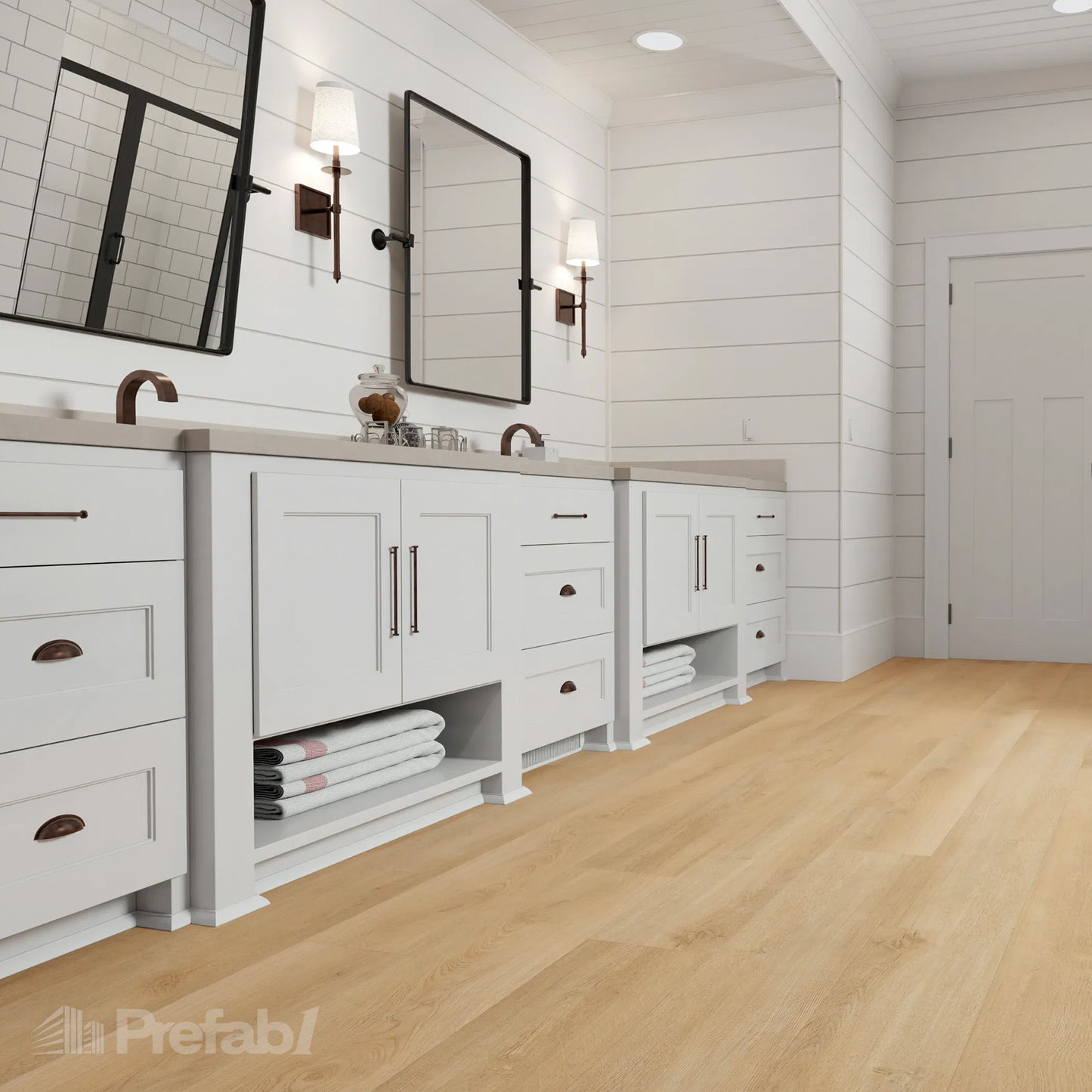 Prefab1® Wood Flooring Panel - South Wind Oak