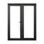 37.5in x 80in Aluminum French Door