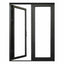 73.5in x 80in Aluminum French Door