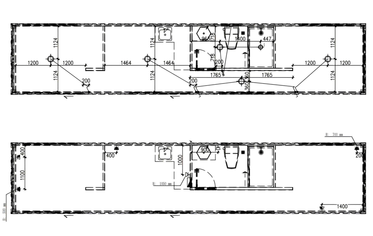 Prefab1 40ft Modern Luxury Container Home