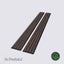 Prefab1® Walnut Exterior Composite Wood-Effect Slat Wall Panels