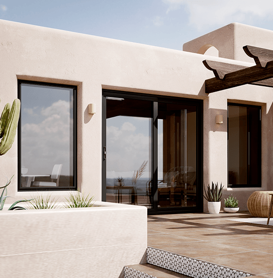 72in x 96in Aluminum Sliding Door