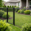Black PVC-Coated Chain Link Fence Fabric - 6ft ft. x 50 ft. - 11.5 Gauge Core, Weather & Rust Resistant
