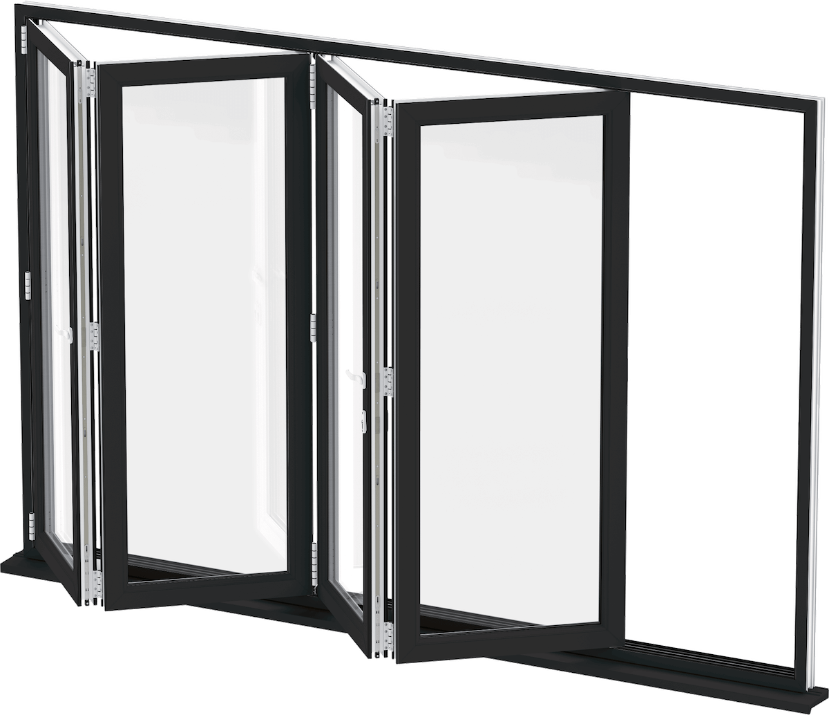 Private: 96in x 48in Aluminum Bifold Window