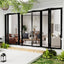 192in x 80in Aluminum Bifold Door