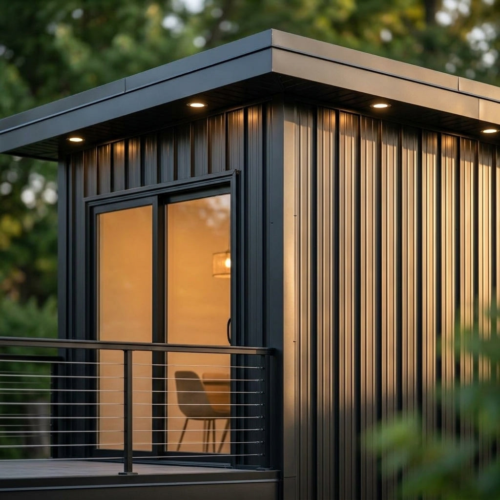Prefab1® ADU, Prefab Home, Prefab House – Modern 800 Sq. Ft. Two-Story 2 Bedrooms