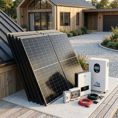 Prefab1 50kW home solar system components
