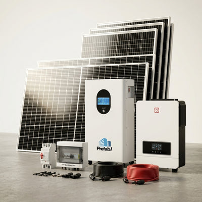 Prefab1 50kW complete home solar energy system kit