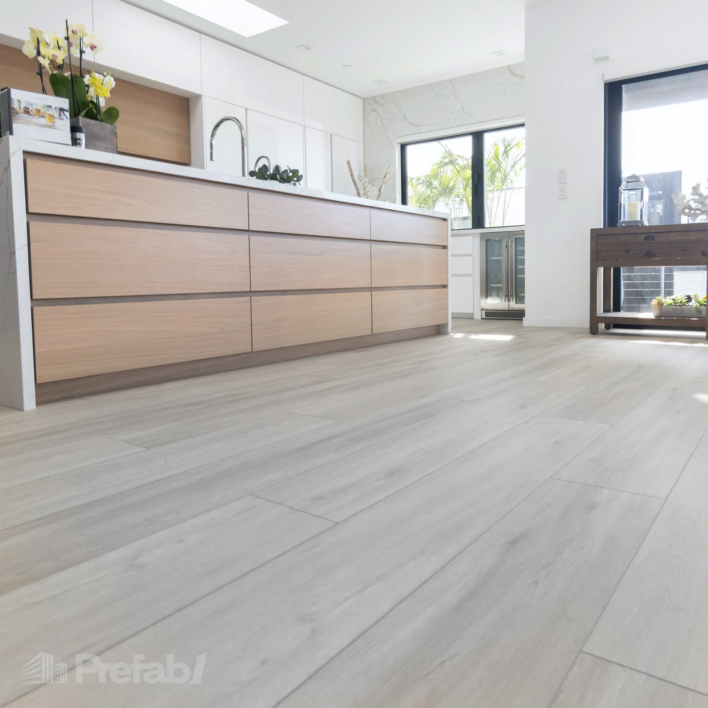 Prefab1® Wood Flooring Panel - Saltwater Oak