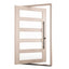 Prefab1, Custom 5 pane, Modern Pivot Front Door | Pre-Hung Exterior Entryway