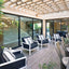 120in x 80in Black Aluminum Multi Sliding Door